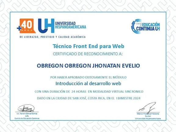 desarrollo web